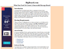 Tablet Screenshot of bigboard.com
